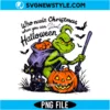 Funny Grinch Halloween PNG Digital Download | Spooky Holiday Mashup Clipart 2 Funny Grinch Halloween PNG