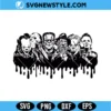 Halloween Horror Movie Characters SVG Digital Download | Spooky Cut File 2 Halloween Horror Movie Characters SVG