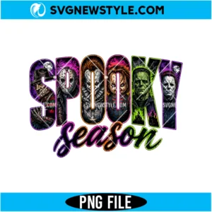 Horror Movie Characters Spooky Season PNG