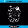 Headless Horseman Halftone PNG Digital Download | Spooky Halloween Clipart 2 Headless Horseman Halftone PNG