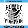 Howdy Pumpkin SVG PNG Digital Download | Trendy Autumn Y'all Design 2 Howdy Pumpkin SVG PNG