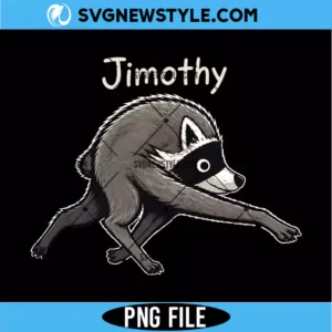 Jimothy Raccoon Sublimation PNG | Funny Trash Panda Digital Download