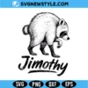 Jimothy Raccoon SVG PNG Digital Download | Cute Trash Panda Cut File 2 Jimothy Raccoon SVG PNG