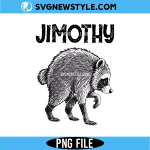 Jimothy Raccoon Png File Digital Download | Cute Trash Panda Clipart