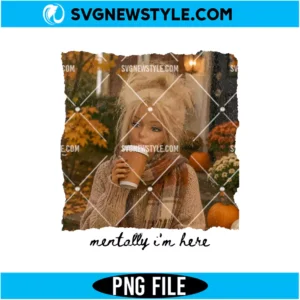 Funny Doll Face Autumn Png Digital Download | Fall Creepy Cute Clipart