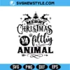 Merry Christmas Ya Filthy Animal SVG PNG