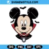 Mickey Mouse Vampire Halloween SVG