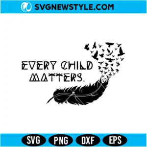 Orange Shirt Day SVG Digital Download | Every Child Matters Cut File