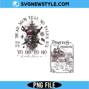 Retro Dead Men Tell No Tales Est 1967 Png