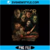 Retro Horror Movie Characters Halloween PNG Digital Download | Spooky Season Clipart 2 Retro Horror Movie Characters Halloween PNG