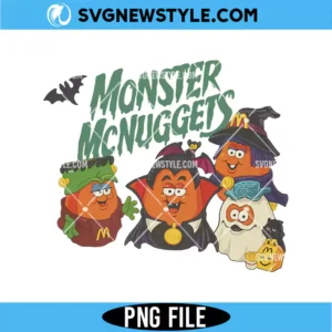 Retro Monster Nuggets Png