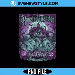 The Haunted Mansion Halloween Png Digital Download | Spooky Gothic Clipart