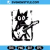 Rock Star Cat Svg Png Digital Download | Music Animal Cut File 2 Rock Star Cat Svg