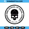 Number Nine School Of Visual Comedy SVG Digital Download | Spooky Badge Cut File 2 Number Nine School Of Visual Comedy SVG