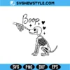 Skeleton Dog Boop SVG PNG - Cute Spooky Puppy Vector Cut File 2 Skeleton Dog Boop SVG PNG