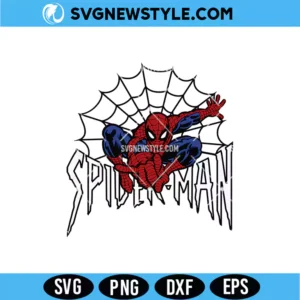 Spider Man Web Design SVG