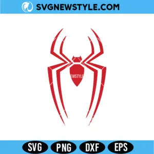 Spider-Man Red Spider Logo SVG