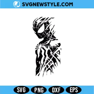 Spider-Man Shattered Silhouette SVG