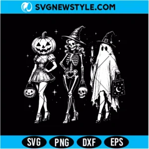 Spooky Girl Squad SVG PNG