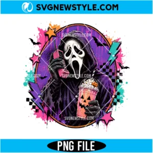 Retro 90s Ghostface PNG