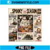 Vintage Halloween Newspaper PNG Digital Download | Creepy Spooky Season Graphic 3 Vintage Halloween Newspaper PNG