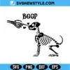 Dog Skeleton Boop Your Nose SVG Digital Download | Spooky Pet Cut File 2 Dog Skeleton Boop Your Nose SVG