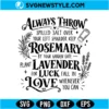 Always Throw Spilled Salt SVG Digital Download | Superstition Cut File 3 Always Throw Spilled Salt SVG