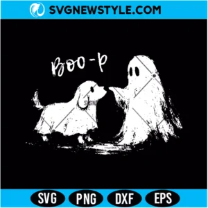 Funny Ghost Puppy Svg Digital Download | Spooky Dog Halloween Cricut Design