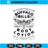Buffalo Bills lotion SVG Digital Download | Football Humor Cut File 2 Buffalo Bills lotion SVG