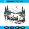 Camping Ghost Lake Svg