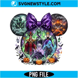 Cartoon Halloween Villains Png