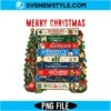 Christmas Movies VHS PNG Digital Download | Retro Holiday Clipart 2 Christmas Movies VHS PNG