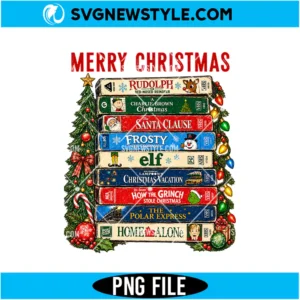 Christmas Movies VHS PNG