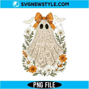 Cute Lace Ghost Png