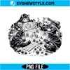 DND Cats PNG Digital Download | Tabletop RPG Feline Clipart 2 DND Cats PNG