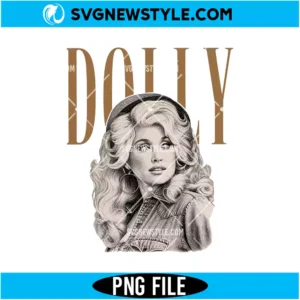 Dolly Parton Sketch Portrait PNG