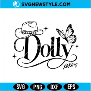 Dolly Parton Butterfly Svg
