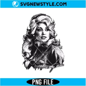 Dolly Parton Signature Vintage PNG