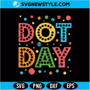 Dot Day SVG PNG