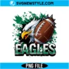 Eagles Game Day Football PNG Digital Download | Sports Clipart 2 Eagles Game Day Football PNG