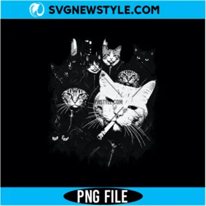 Funny Gangster Cat PNG