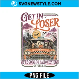 Spooky Season Taxi Ride PNG