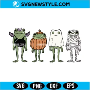 Ghost Frog Svg Digital Download | Spooky Animal Halloween Cricut Design