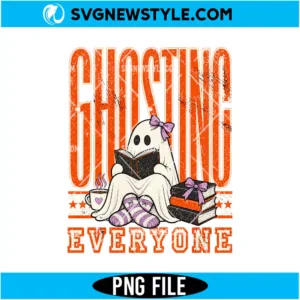 Ghosting Everyone Reading Ghost PNG