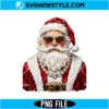 Glam Santa PNG Digital Download | Trendy Fashionable Christmas Graphic 2 Glam Santa PNG
