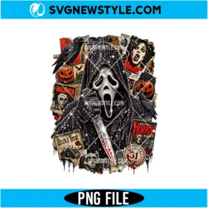 Hooded Scary Mask PNG