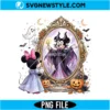 Minnie Mouse Maleficent Mirror Halloween PNG Digital Download | Spooky Season Villain Graphic 3 Minnie Mouse Maleficent Mirror Halloween PNG