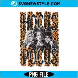 Hocus Pocus Sanderson Sisters Leopard PNG