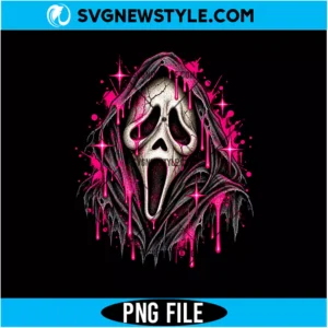 Gothic Pink Skull PNG