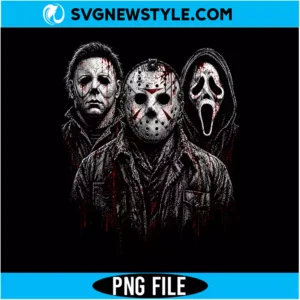 Horror Slasher Trio PNG